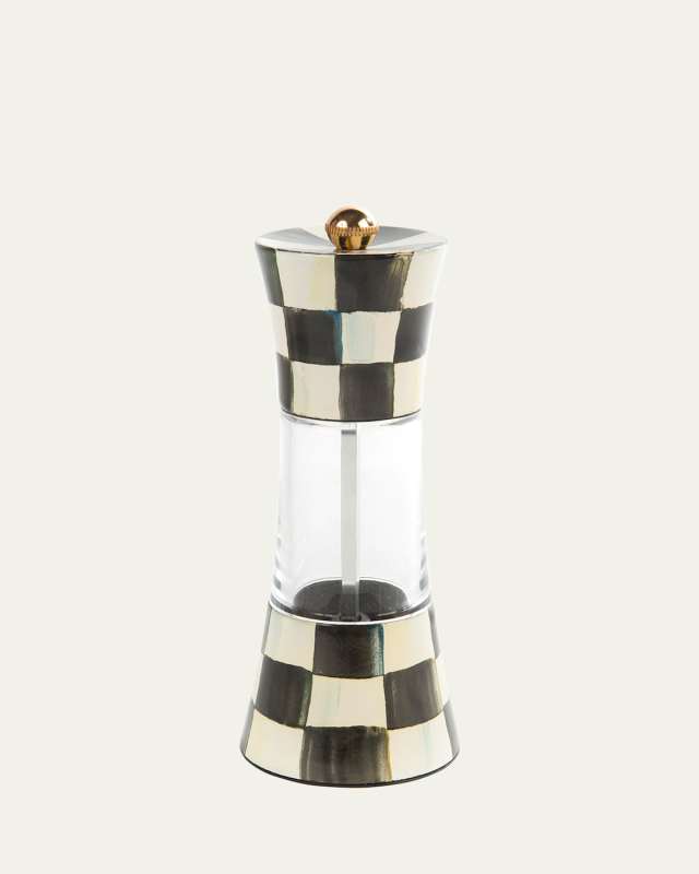 Courtly Check Enamel Pepper Grinder